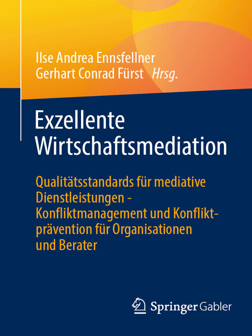 Title details for Exzellente Wirtschaftsmediation by Ilse Andrea Ennsfellner - Available